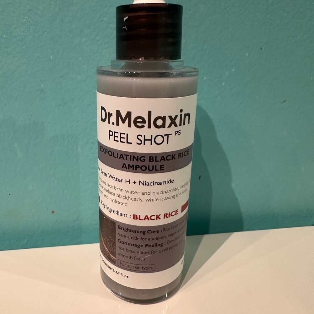 Exfoliating Black Rice Ampoule - Brown